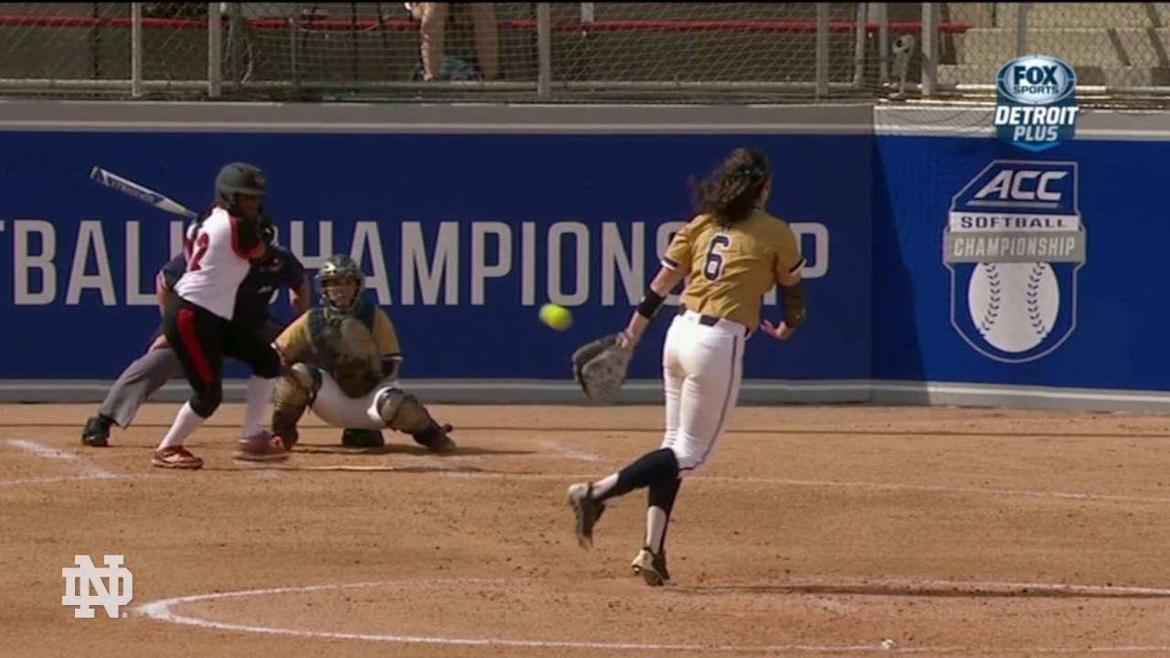 Notre Dame vs. Louisville Softball ACC Tournament Highlights
