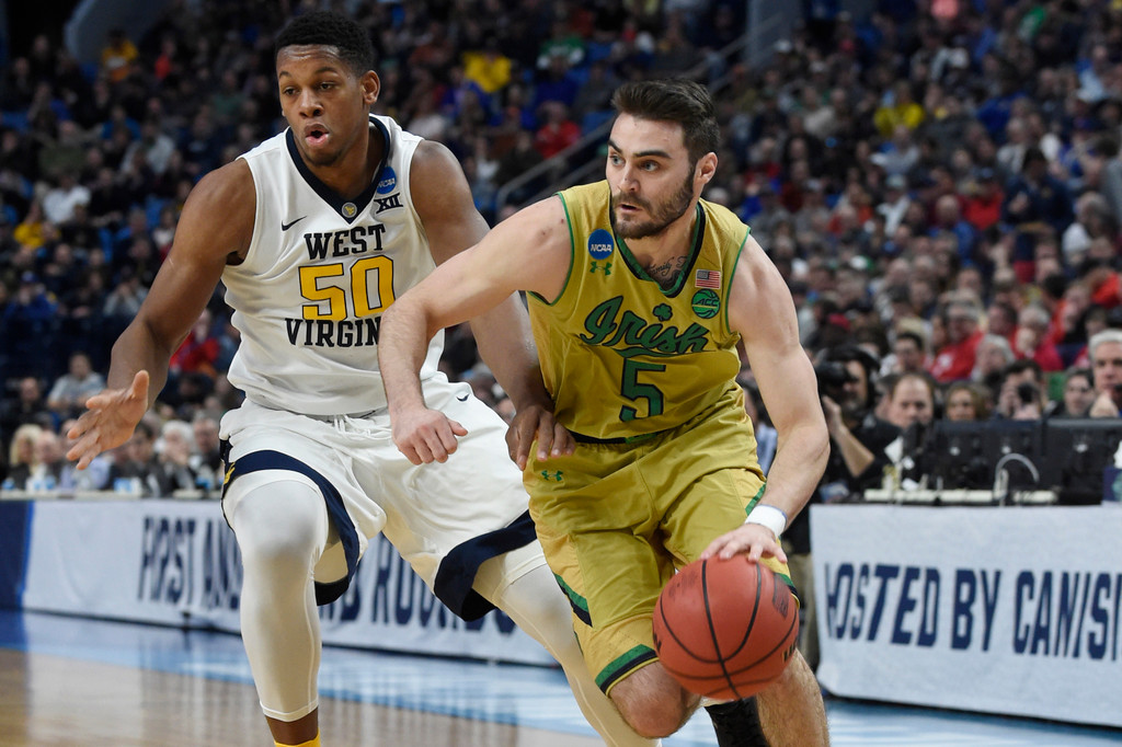 Notre Dame 71, West Virginia 83 (NCAA Second Round)