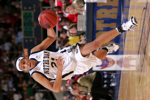 Senior All-America forward Jacqueline Batteast was named the Notre Dame Monogram Club Most Valuable Player for the fourth consecutive year at Tuesday night's season-ending Irish Women's Basketball Banquet.