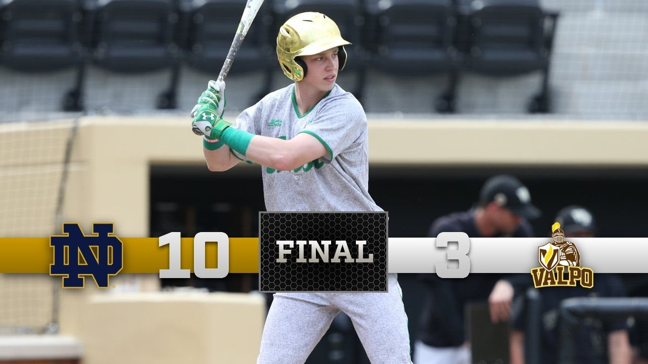 Highlights - Notre Dame Baseball vs. Valparaiso