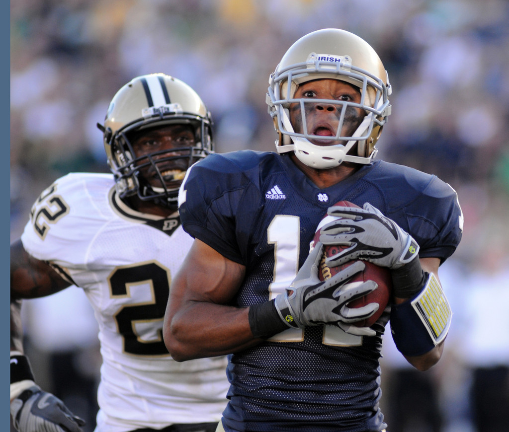 Irish Defeat Boilermakers, 38 - 21