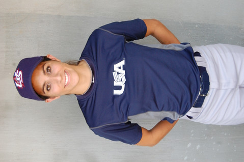 One of the most athletic outfielders in Notre Dame softball history, Alexa Maldonado was invited to play with the U.S. Women's National Baseball Team last summer.