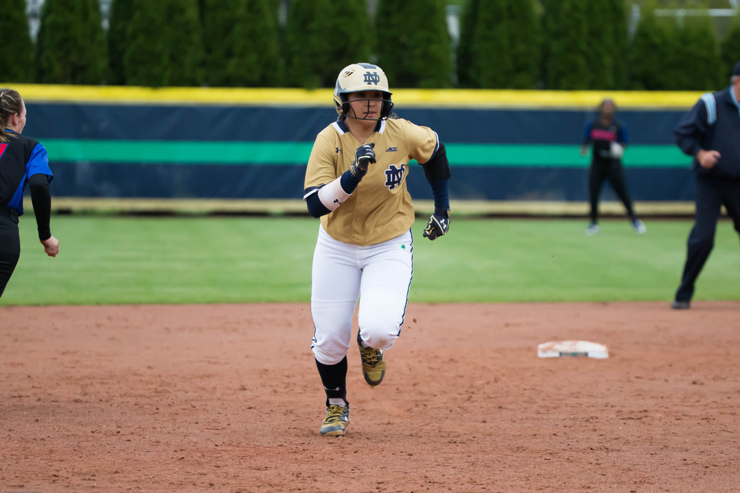 Micaela Arizmendi finished with four hits and drove in four runs in NCAA Ann Arbor Regional wins over Valparaiso and Miami on Saturday