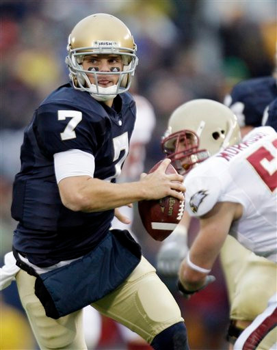 Irish fans can vote for Jimmy Clausen for the Davey O'Brien Award this weekend on game day at the Joyce Center Fieldhouse.