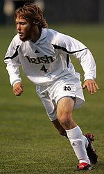 Irish forward Joe Lapira netted the only goal in Notre Dame's 1-0 win over the Mexican U-17 National Team last spring.