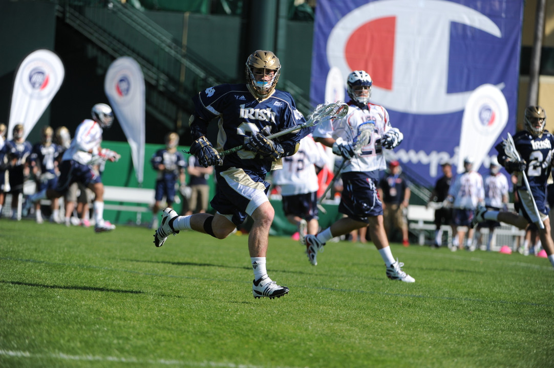 Senior attackman Colin Igoe scored two goals in the final 1:17 of regulation to force overtime.