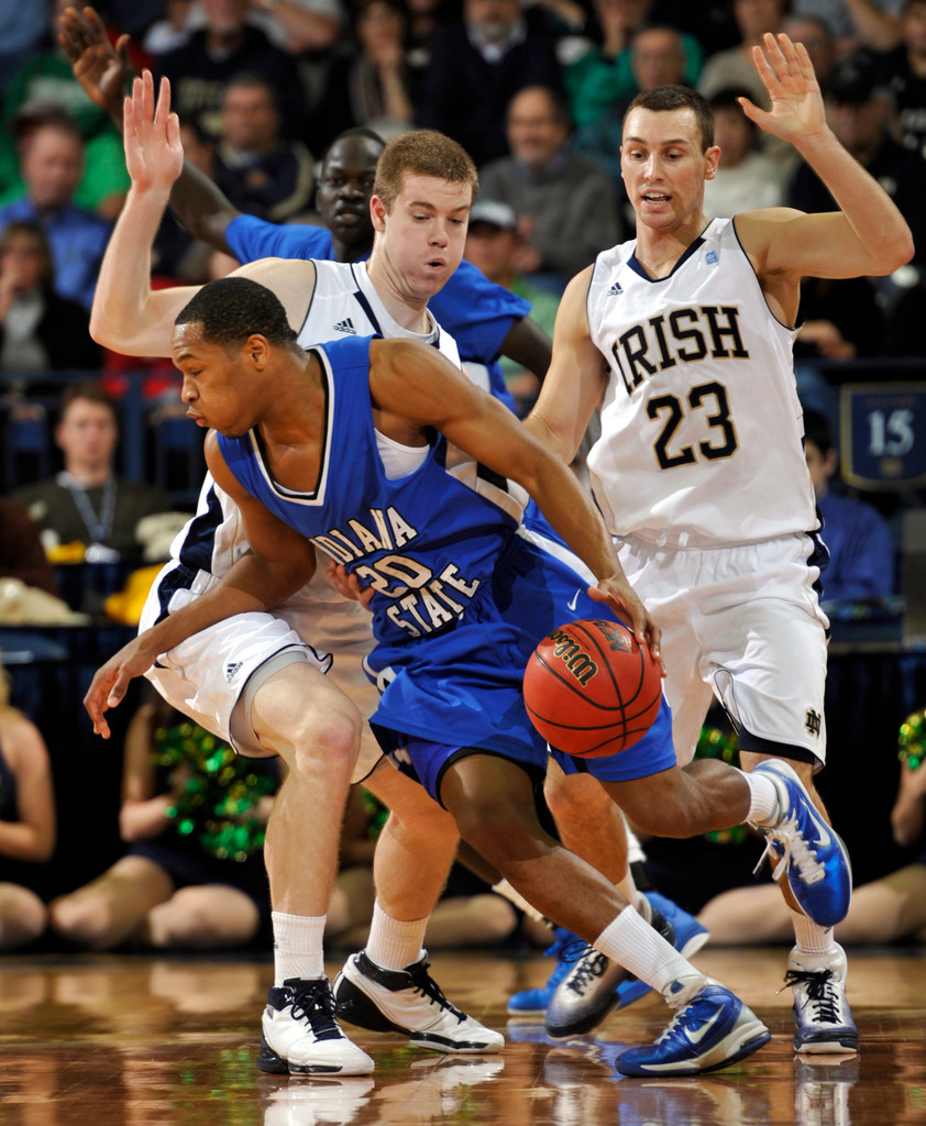 Fighting Irish Drain Sycamores, 81-72 (Cashore/AP)