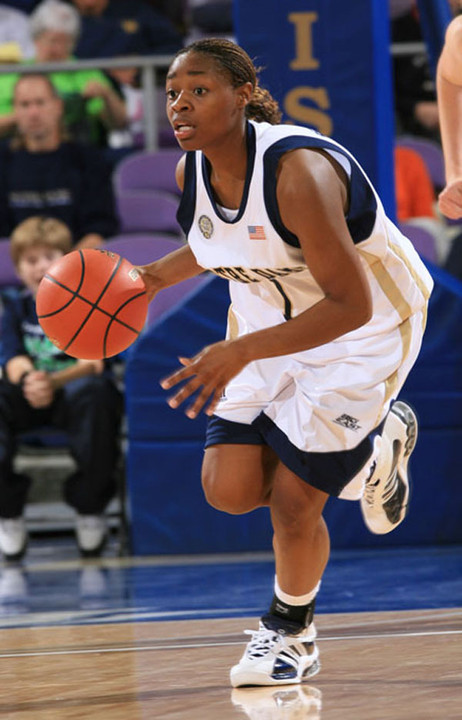 Junior guard Tulyah Gaines is coming off the best game of her career, a 27-point performance in Wednesday's win over Cincinnati at the Joyce Center.