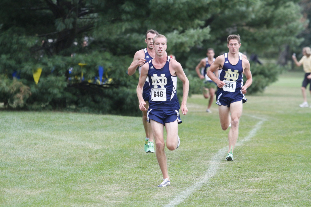 Sophomore Martin Grady (front) and senior Jordan Carlson (back) each earned all-region honors.