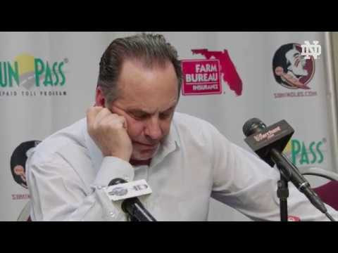 @NDMBB | Mike Brey Post-Game Press Conference at Florida State (2019)