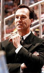 After 10 seasons as Notre Dame's head hockey coach, Dave Poulin has stepped down to take up a position in the athletic administration.