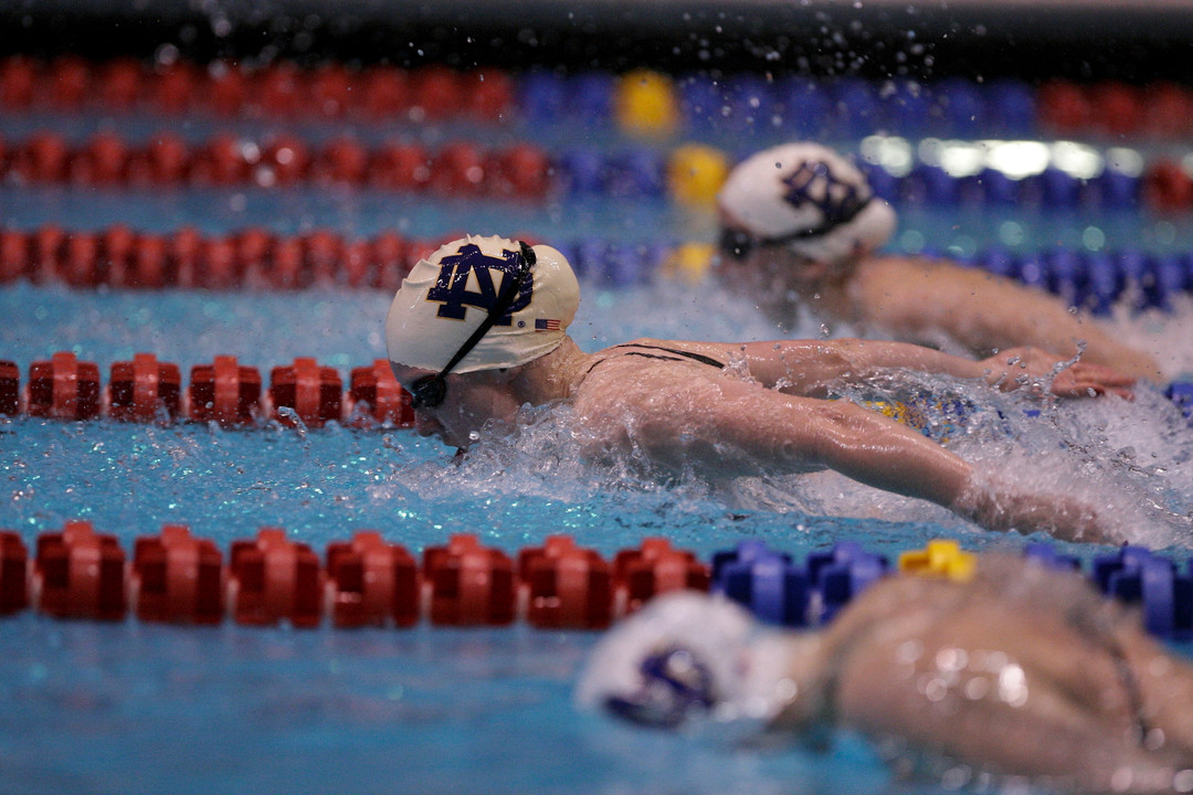 The Irish return from their winter training trip in Hawaii to face No. 23 Northwestern Saturday at the Rolfs Aquatic Center.