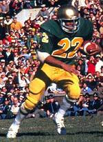 Phil Carter rushed for 109 yards and scored Notre Dame's lone touchdown in the third quarter. (File Photo)