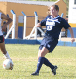 Maggie Manning's two goals helped Notre Dame post a 3-0 win at Texas Tech and possibly clinched Notre Dame's rise to the top spot in next week's national polls.