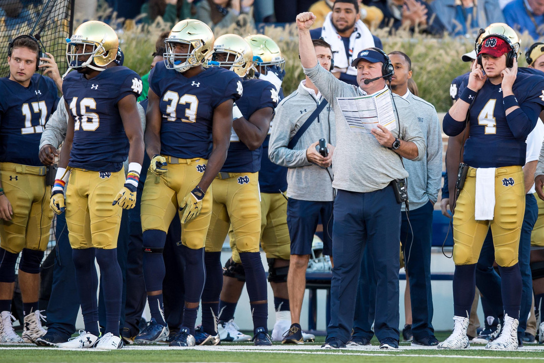 Massachusetts native Brian Kelly leads Notre Dame into Fenway Park on Saturday to face Boston College in the Shamrock Series