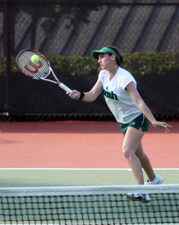 Shannon Mathews was one of four Irish players to post both a doubles and singles win on day one of the Midwest Blast