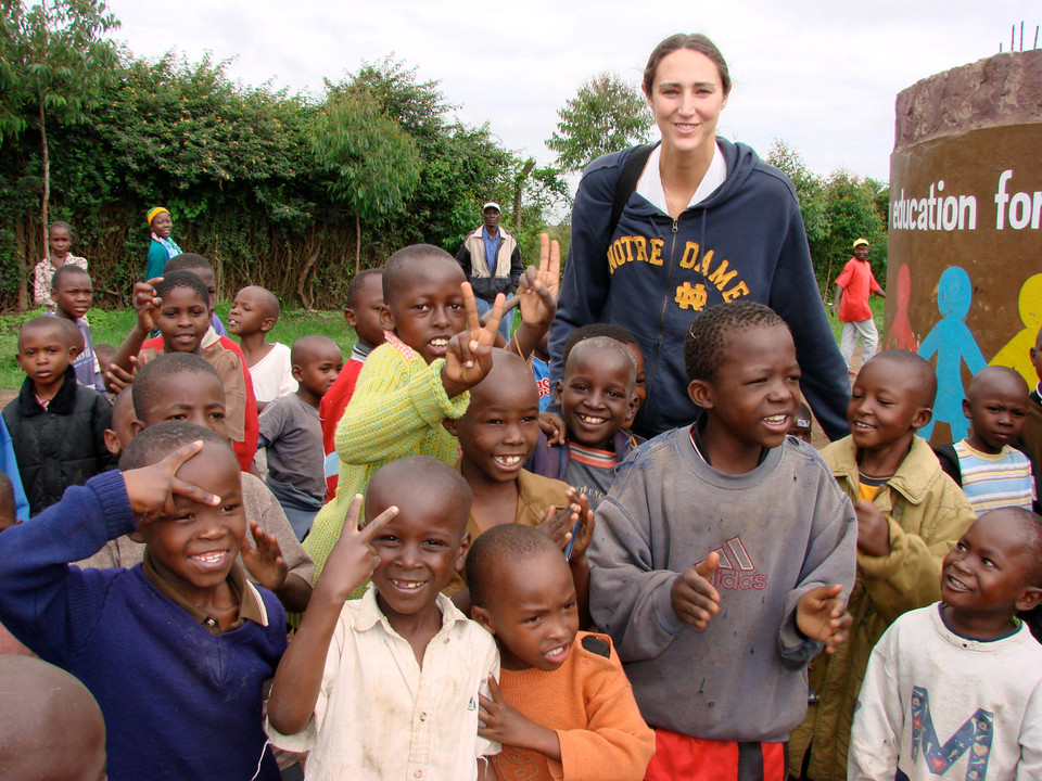 Ruth Riley ('01) will receive the 2015 Moose Krause Distinguished Service Award during the women's basketball game on Feb. 23 versus Louisville.