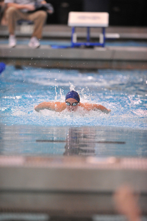 Sophomore Bridget Casey won the 200 fly Sunday.