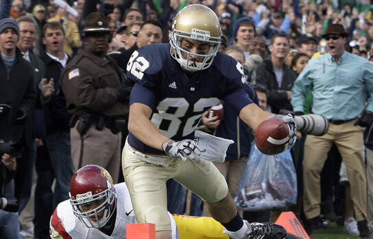 Today's game will mark the final in Notre Dame Stadium for senior WR Robbie Parris.