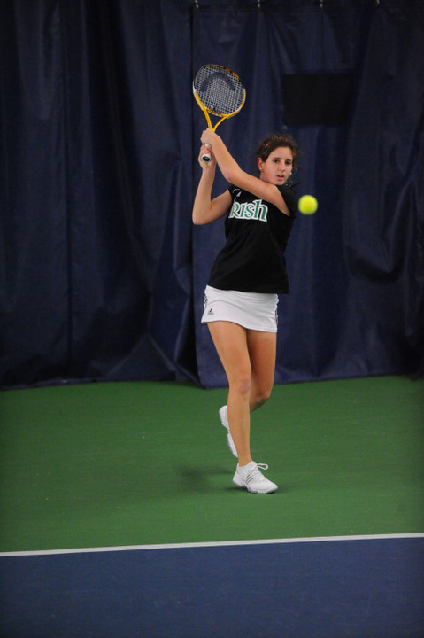 Freshman Jennifer Kellner took care of Sasha Krupina at No. 4 singles, 4-6, 7-6, 1-0 (10-8), to improve her dual record to 13-3.