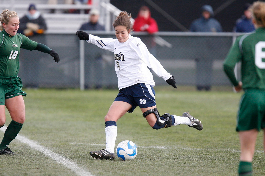 Kerri Hanks had her 18th career NCAA tournament assist against Michigan State.