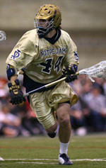 Senior Peter Christman not only leads the Irish midfield unit, he also is one of the top students on the team.