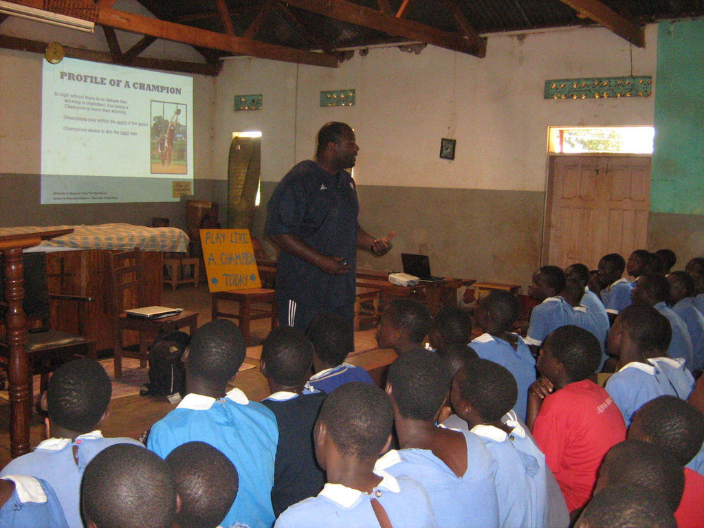 Monogram Winners Teach Ugandan Children To "Play Like A Champion Today"