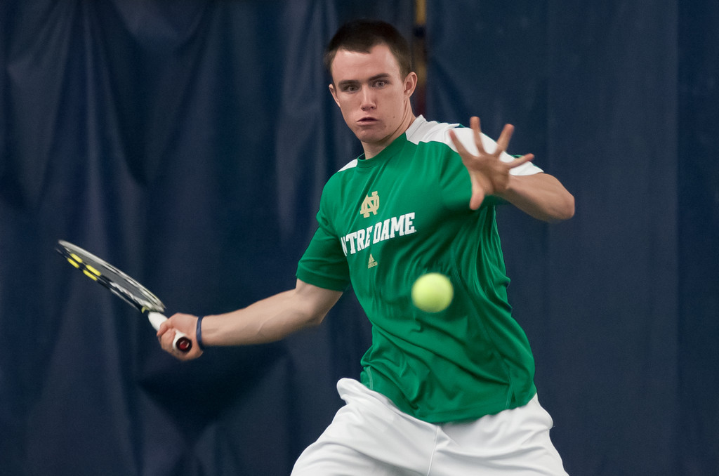 Notre Dame Men's Tennis vs Duke on 02-03-2013