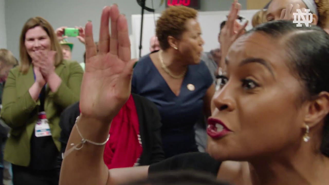@ndwbb | Inside The Locker Room After Final Four Win (2018)