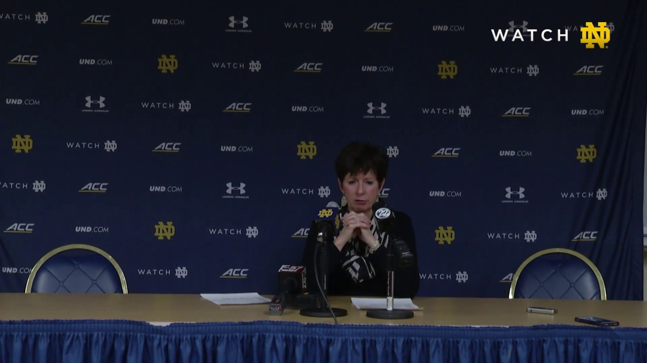 @ndwbb | Post-Game Press Conference vs. Pittsburgh (2019)