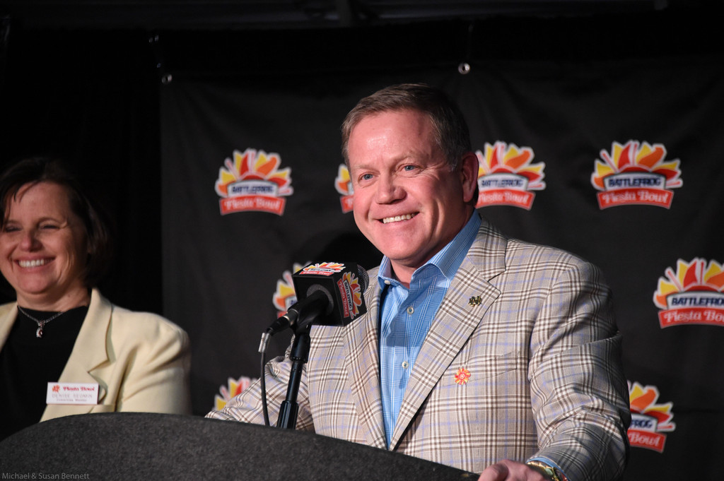 Irish Arrive at Fiesta Bowl