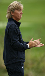 Susan Holt and the Irish have won a program-record five events this season, including last week's BIG EAST tournament.