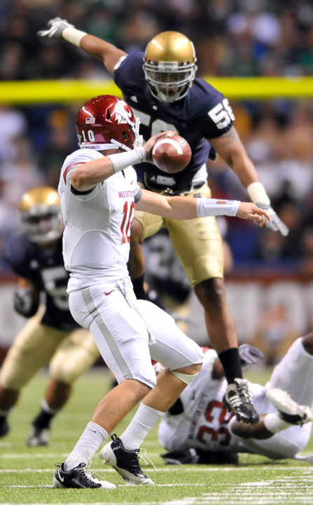 Brian Smith and the Irish defense held the Cougars to just 206 yards of total offense