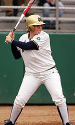 Carrie Wisen drove in the winning run vs. Louisville with a two-RBI single in the bottom of the seventh inning.