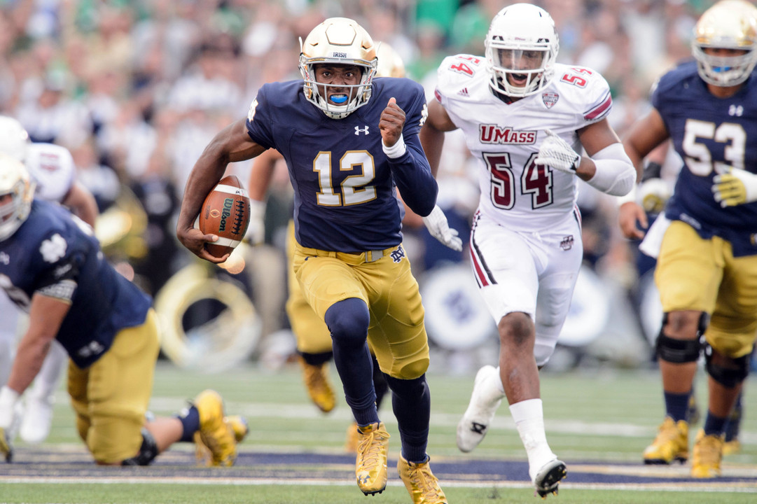Freshman QB Brandon Wimbush