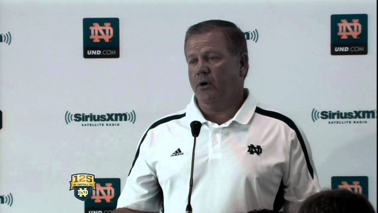 Brian Kelly Media Day Press Conference