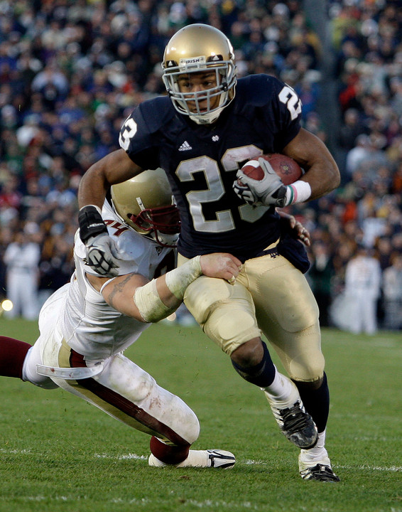 Golden Tate became the highest drafted Notre Dame wide receiver since Derrick Mayes was selected 56th overall in the 1996 NFL Draft.