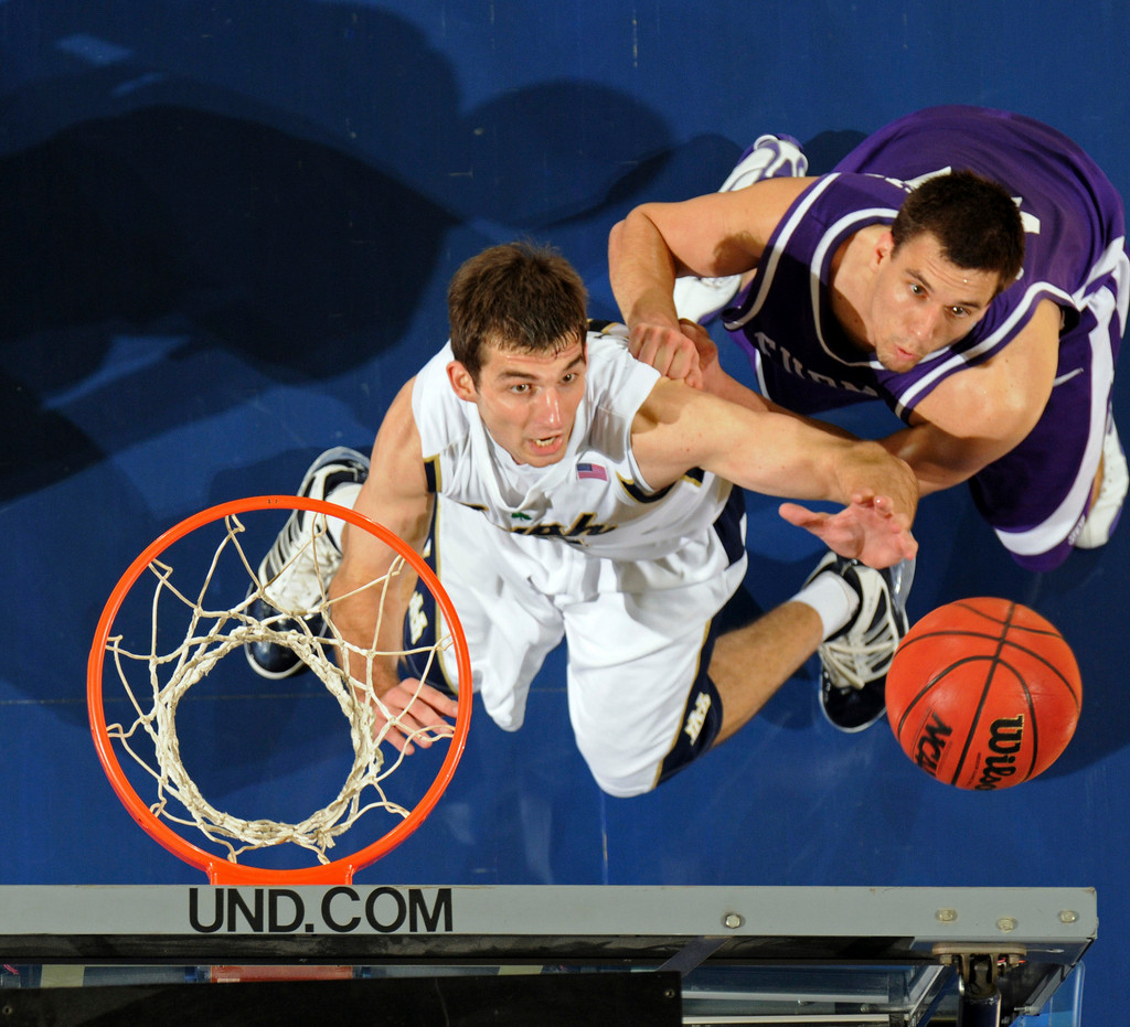 McAlarney Leads Irish Over Furman, 93-61 (AP photos)
