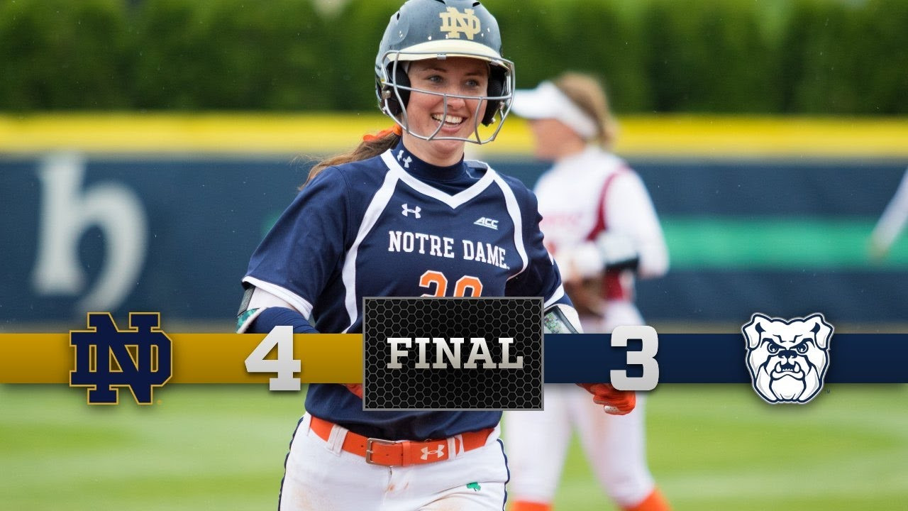 Highlights - Notre Dame Softball vs. Butler
