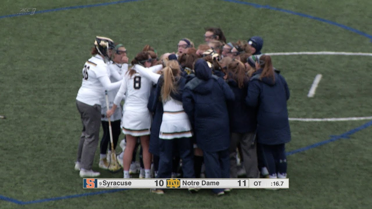 Highlights | @NDWomensLax vs. Syracuse (03.24.18)
