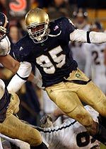 Abiamiri idolized his older brothers (who both played football) while he was growing up.