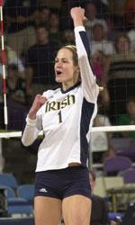 Senior OH Emily Loomis and the Irish will head to Madison, Wis., for NCAA action for the second time in the last four years.