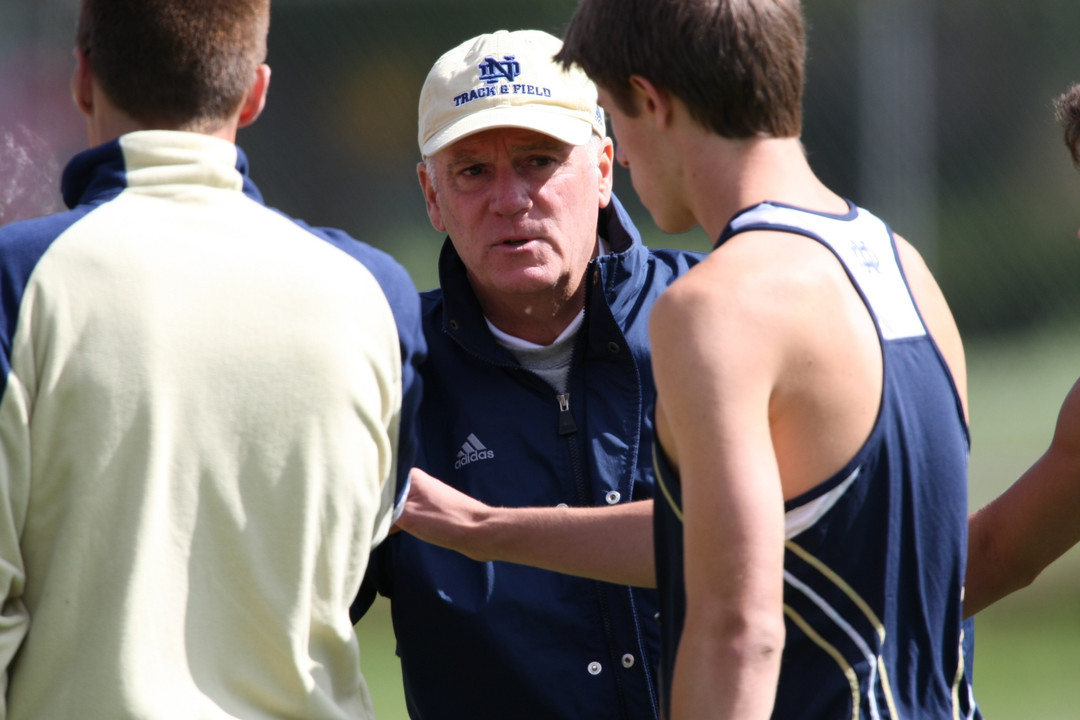 Irish men's head coach Joe Piane