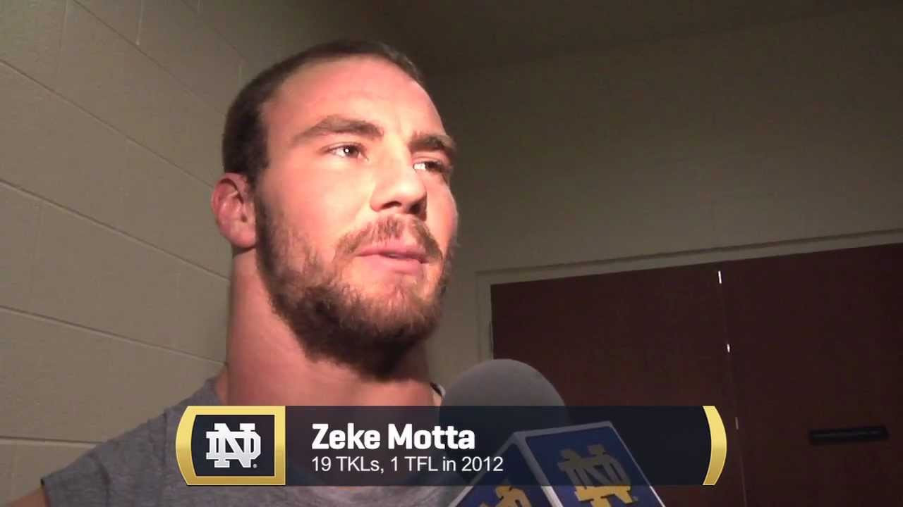Containing Denard Robinson - Notre Dame Football Player Interviews