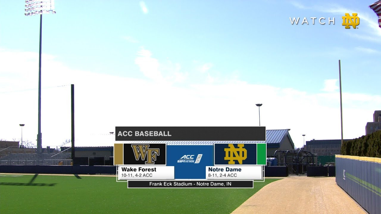 Highlights | @NDBaseball vs. Wake Forest - Game 1 (2018)