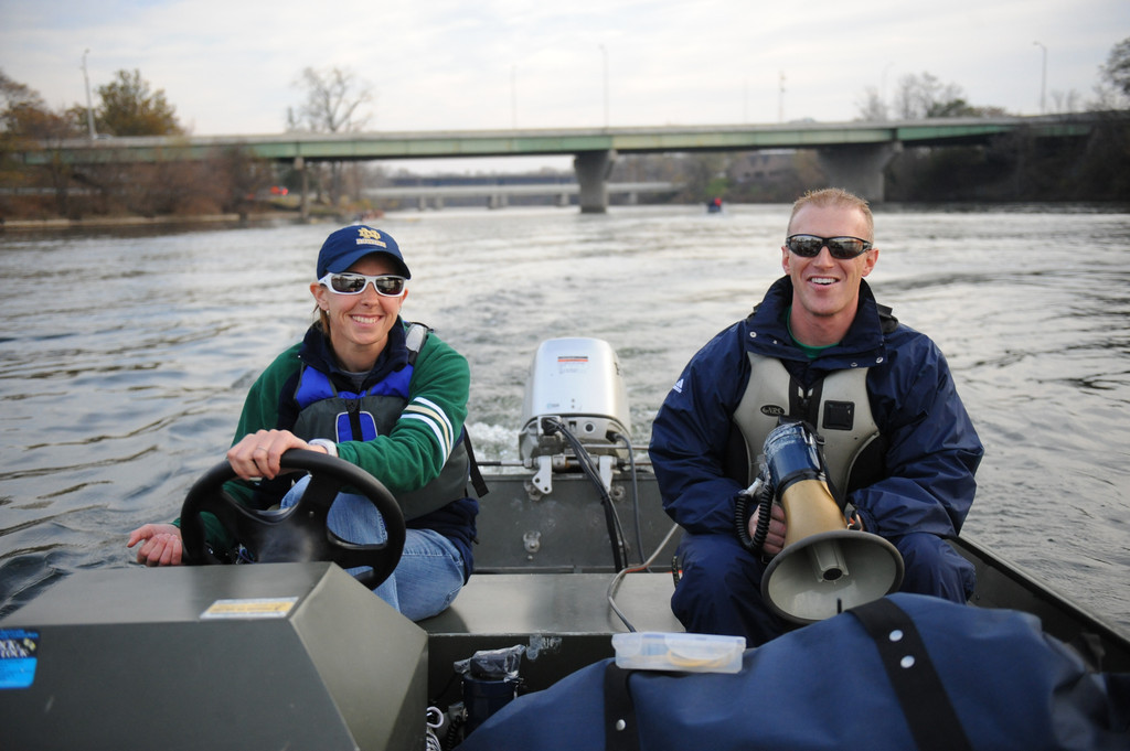 Notre Dame Rowing Practice