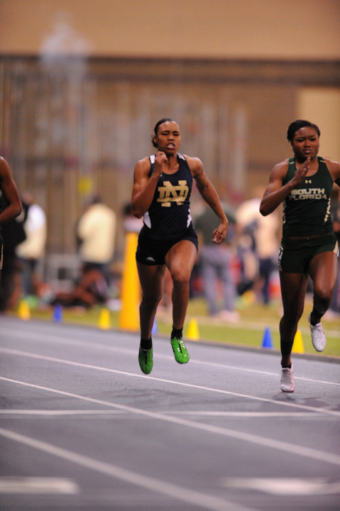Junior Aijah Urssery qualified for the BIG EAST Championships in the 200m dash Friday.