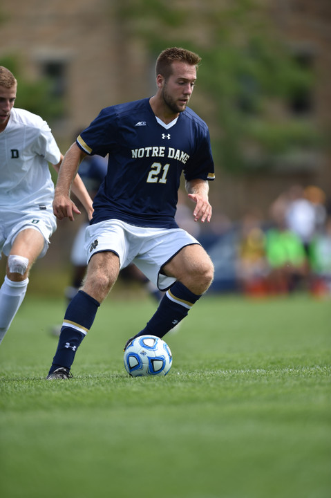 Vince Cicciarelli tallied Notre Dame's second goal in last season's 2-0 win over Pitt.