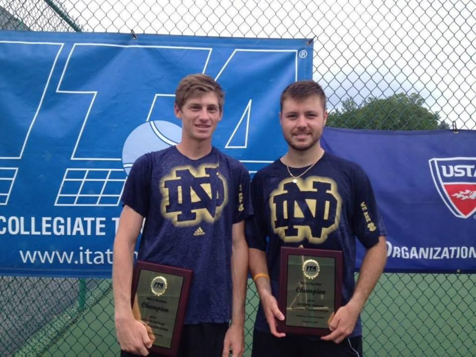 Junior Alex Lawson and senior Billy Pecor