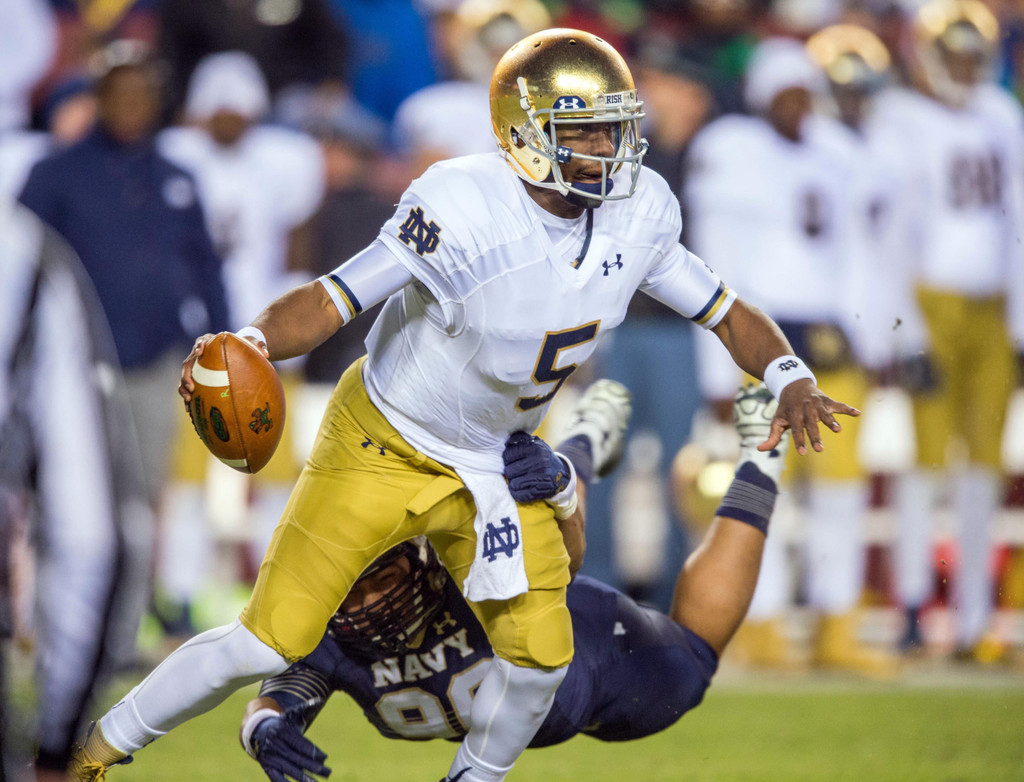 No. 6 Football vs. Navy (USATSI)